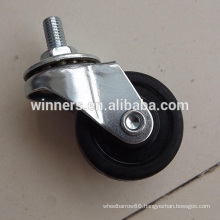 1.5" small rubber Medical/furniture caster